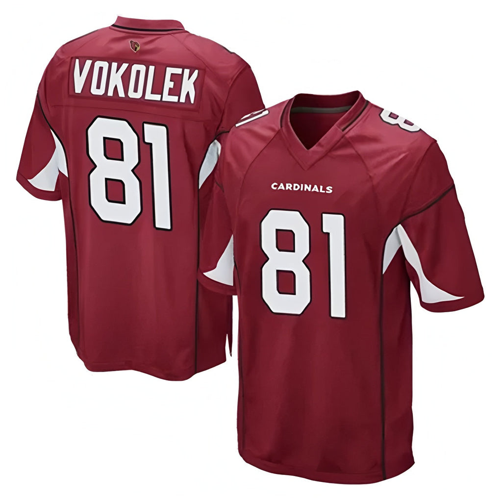 Pkot A.Cardinals #81 Travis Vokolek Player Cardinal Game Stitched Jerseys