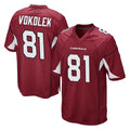Pkot A.Cardinals #81 Travis Vokolek Player Cardinal Game Stitched Jerseys
