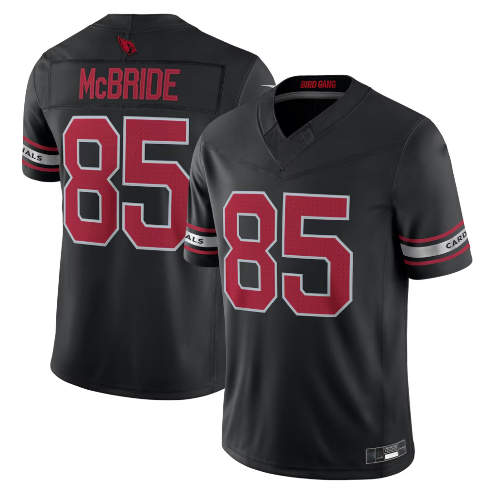 Pkot A.Cardinals #85 Trey McBride Black Alternate Vapor F.U.S.E. Limited Stitched Jerseys