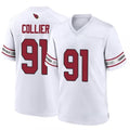 Pkot A.Cardinals #91 L.J. Collier Player White Game Home Stitched Jerseys