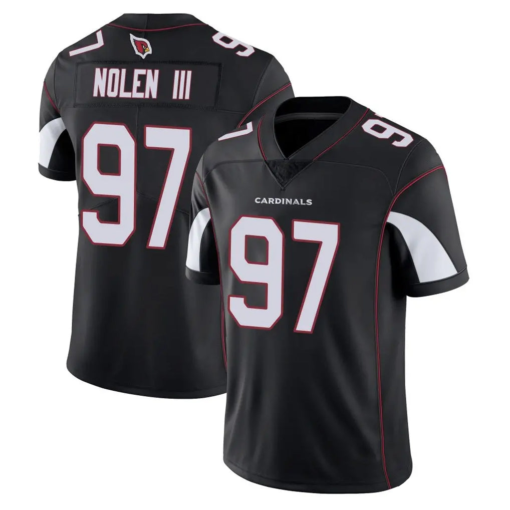 Pkot A.Cardinals #97 Walter Nolen III Player Black Vapor Limited Home Game Stitched Jerseys