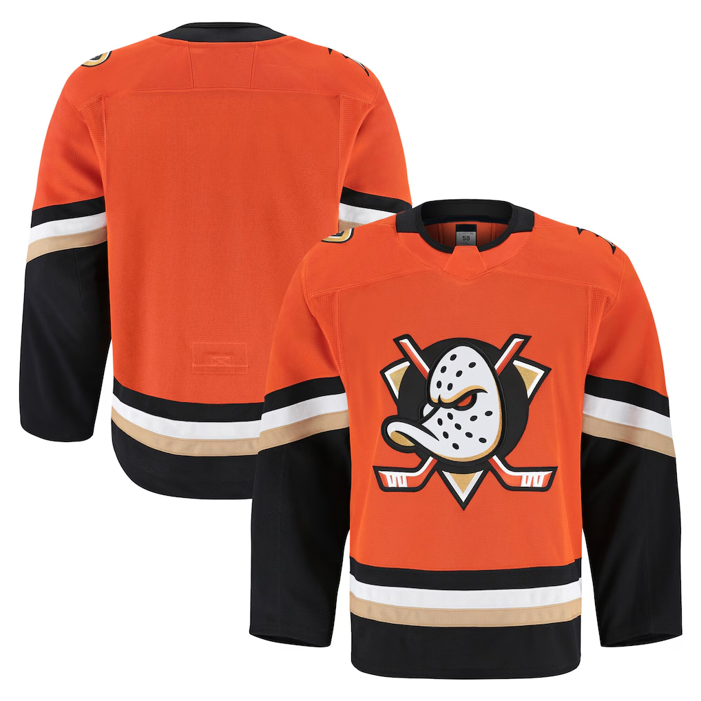 Pkot A.Ducks Orange Home Authentic Pro Jerseys