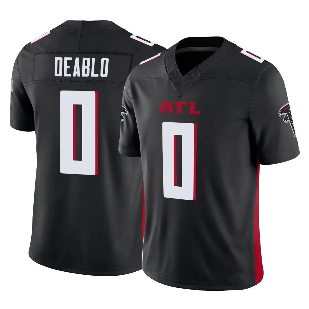 Pkot A.Falcons #0 Divine Deablo Player Black Vapor F.U.S.E. Limited Home Game Stitched Jerseys