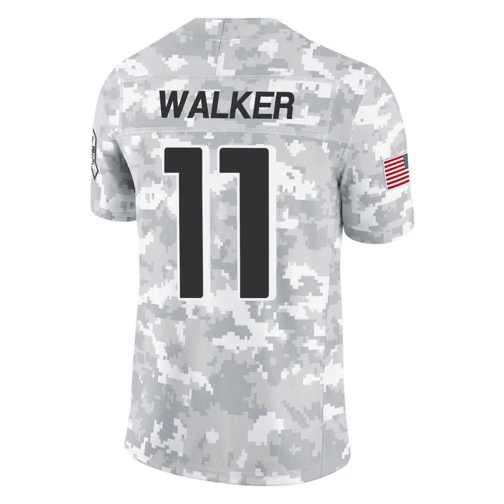 Pkot A.Falcons #11 Jalon Walker Player Arctic Camo Salute to Service Limited Stitched Jerseys
