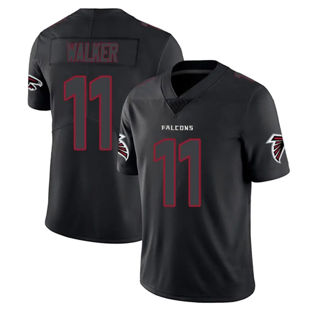 Pkot A.Falcons #11 Jalon Walker Player Black Impact Limited Game Stitched Jerseys