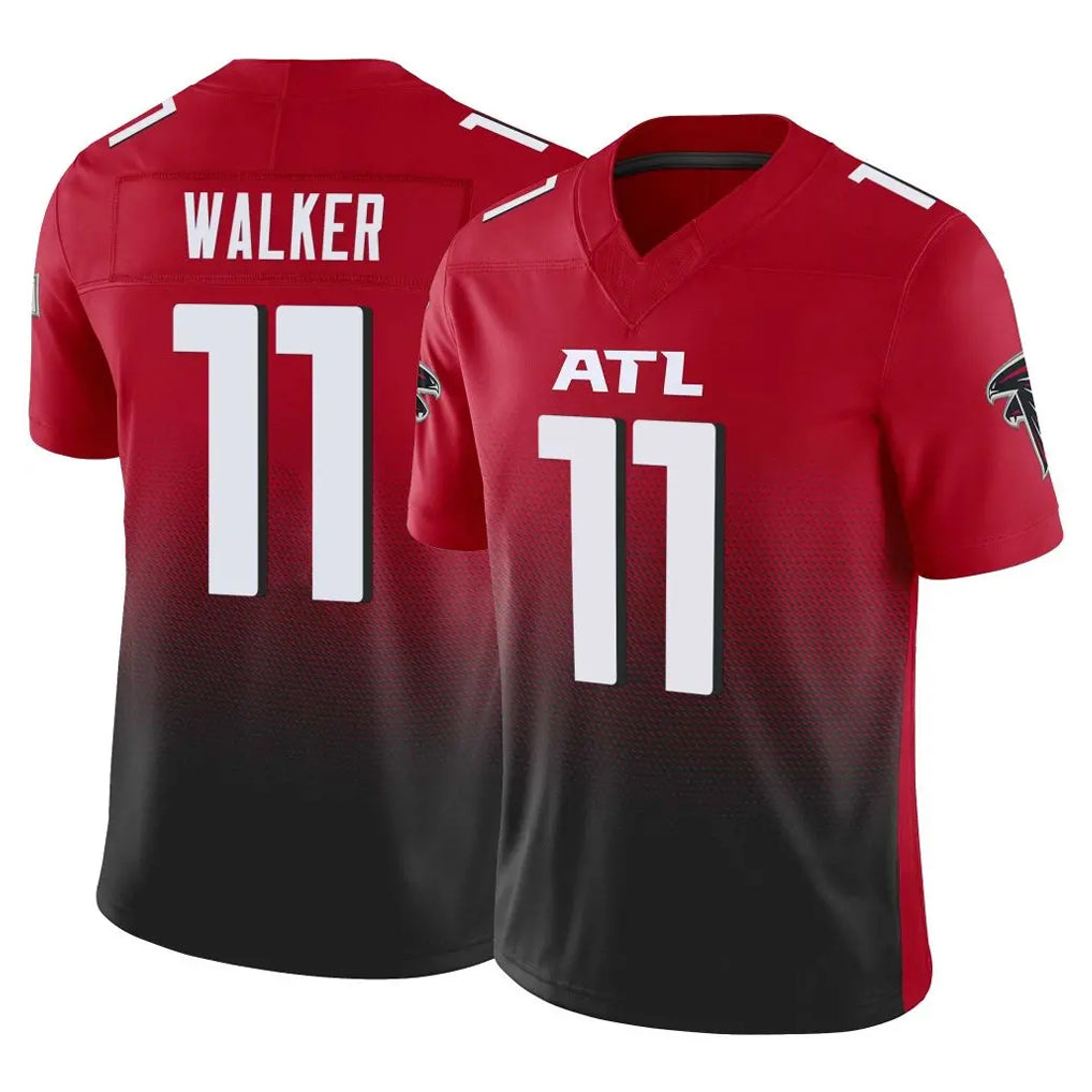 Pkot A.Falcons #11 Jalon Walker Player Red Vapor F.U.S.E. Limited Stitched Jerseys