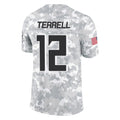 Pkot A.Falcons #12 Avieon Terrell Player Arctic Camo Salute to Service Limited Stitched Jerseys