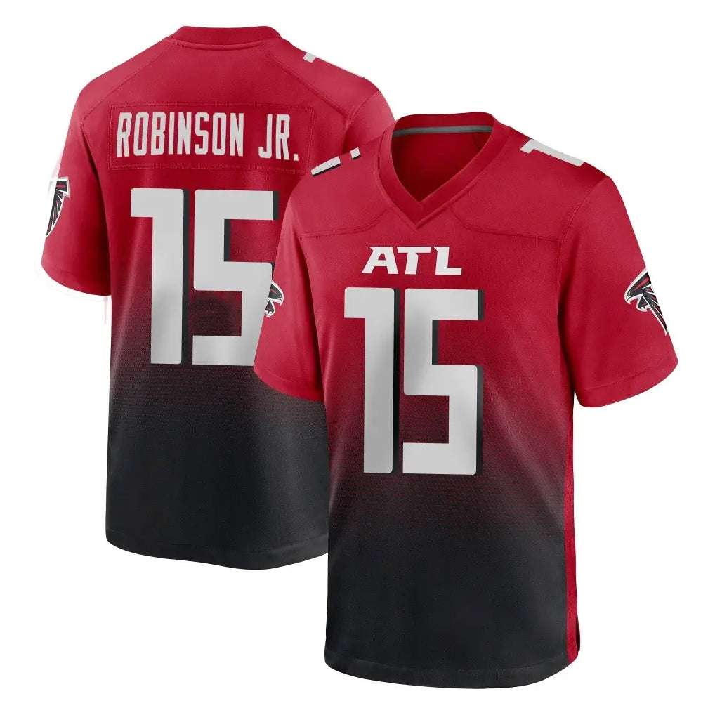 Pkot A.Falcons #15 Brian Robinson Player Red Home Game Stitched Jerseys