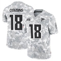Pkot A.Falcons #18 Kirk Cousins Player Arctic Camo Salute to Service Limited Stitched Jerseys