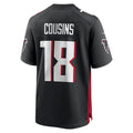 Pkot A.Falcons #18 Kirk Cousins Player Black Home Game Stitched Jerseys