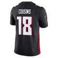 Pkot A.Falcons #18 Kirk Cousins Player Black Vapor F.U.S.E. Limited Stitched Jerseys