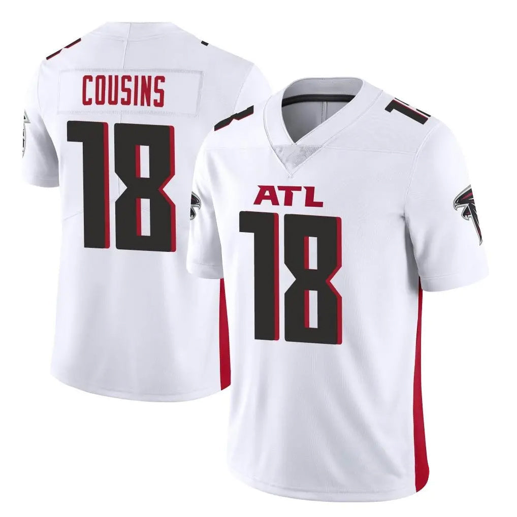 Pkot A.Falcons #18 Kirk Cousins Player White Vapor Untouchable Limited Home Game Stitched Jerseys