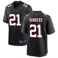 Pkot A.Falcons #21 Deion Sanders Player Black Throwback Limited Stitched Jerseys