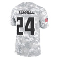 Pkot A.Falcons #24 A.J. Terrell Jr. Player Arctic Camo Salute to Service Limited Stitched Jerseys