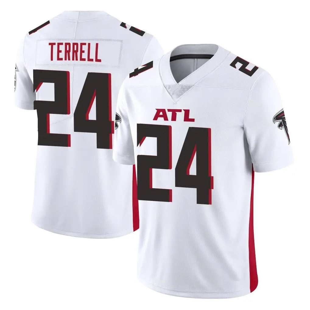 Pkot A.Falcons #24 A.J. Terrell Jr. Player White Vapor Untouchable Limited Home Game Stitched Jerseys