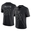 Pkot A.Falcons #31 Xavier Watts Player Black RFLCTV Limited Game Stitched Jerseys