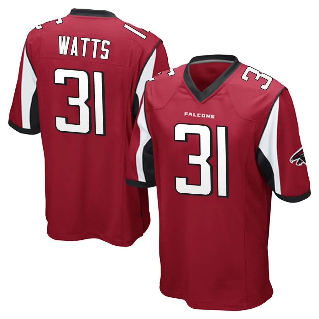 Pkot A.Falcons #31 Xavier Watts Player Red Color Vapor Home Game Stitched Jerseys