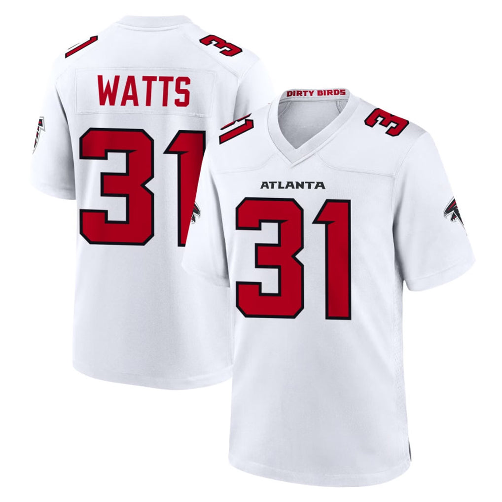 Pkot A.Falcons #31 Xavier Watts Player White Team Color Home Game Stitched Jerseys