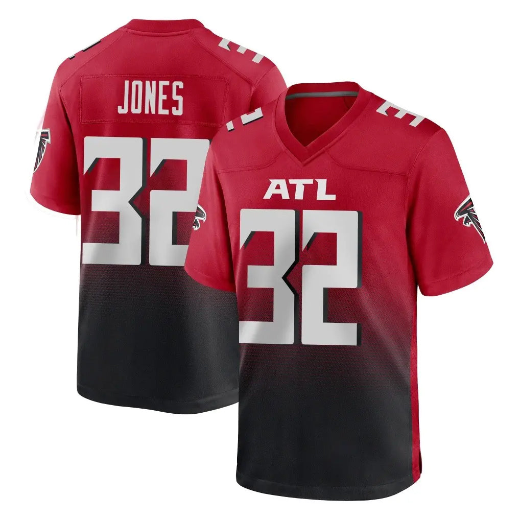 Pkot A.Falcons #32 Cash Jones Player Red Home Game Stitched Jerseys