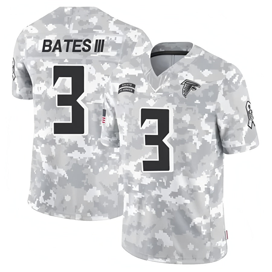 Pkot A.Falcons #3 Jessie Bates III Player Camo Salute to Service Limited Stitched Stitched Jerseys