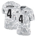 Pkot A.Falcons #4 Jahan Dotson Player Camo Salute to Service Limited Stitched Jerseys