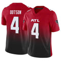 Pkot A.Falcons #4 Jahan Dotson Player Red Vapor F.U.S.E. Limited Home Game Stitched Jerseys