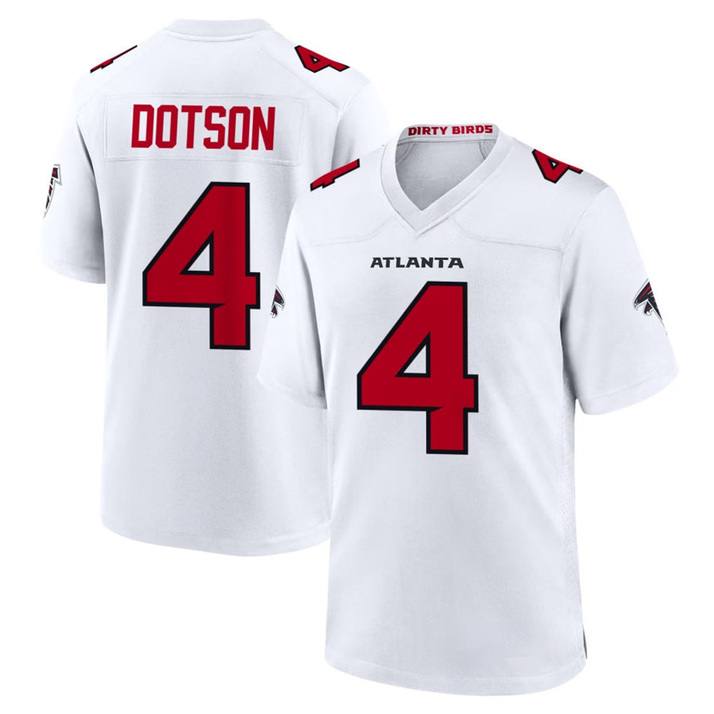 Pkot A.Falcons #4 Jahan Dotson Player White Team Color Home Game Stitched Jerseys