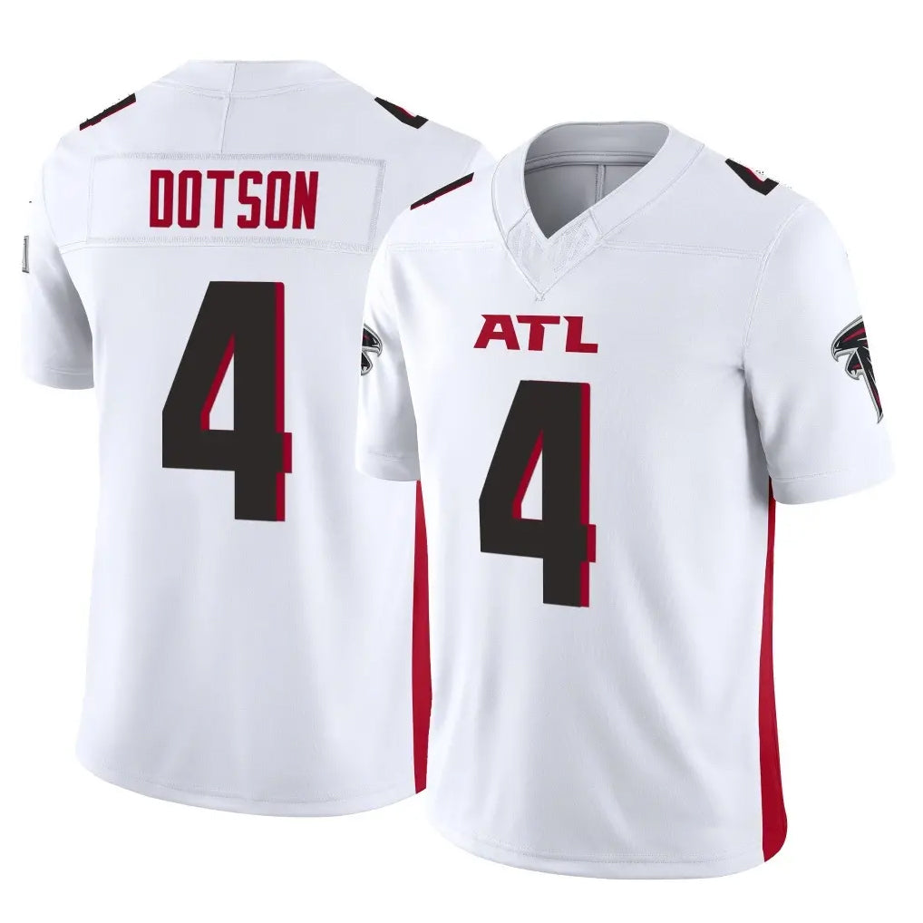 Pkot A.Falcons #4 Jahan Dotson Player White Vapor F.U.S.E. Limited Stitched Jerseys