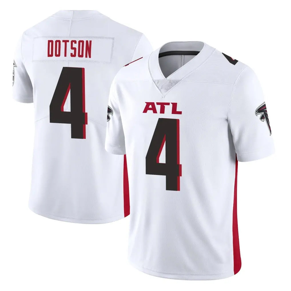 Pkot A.Falcons #4 Jahan Dotson Player White Vapor Untouchable Limited Home Game Stitched Jerseys