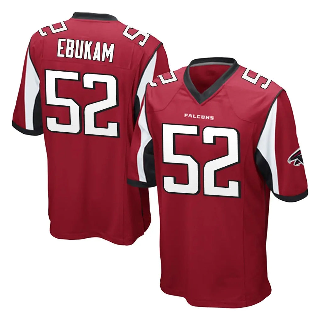 Pkot A.Falcons #52 Samson Ebukam Player Red Color Vapor Home Game Stitched Jerseys