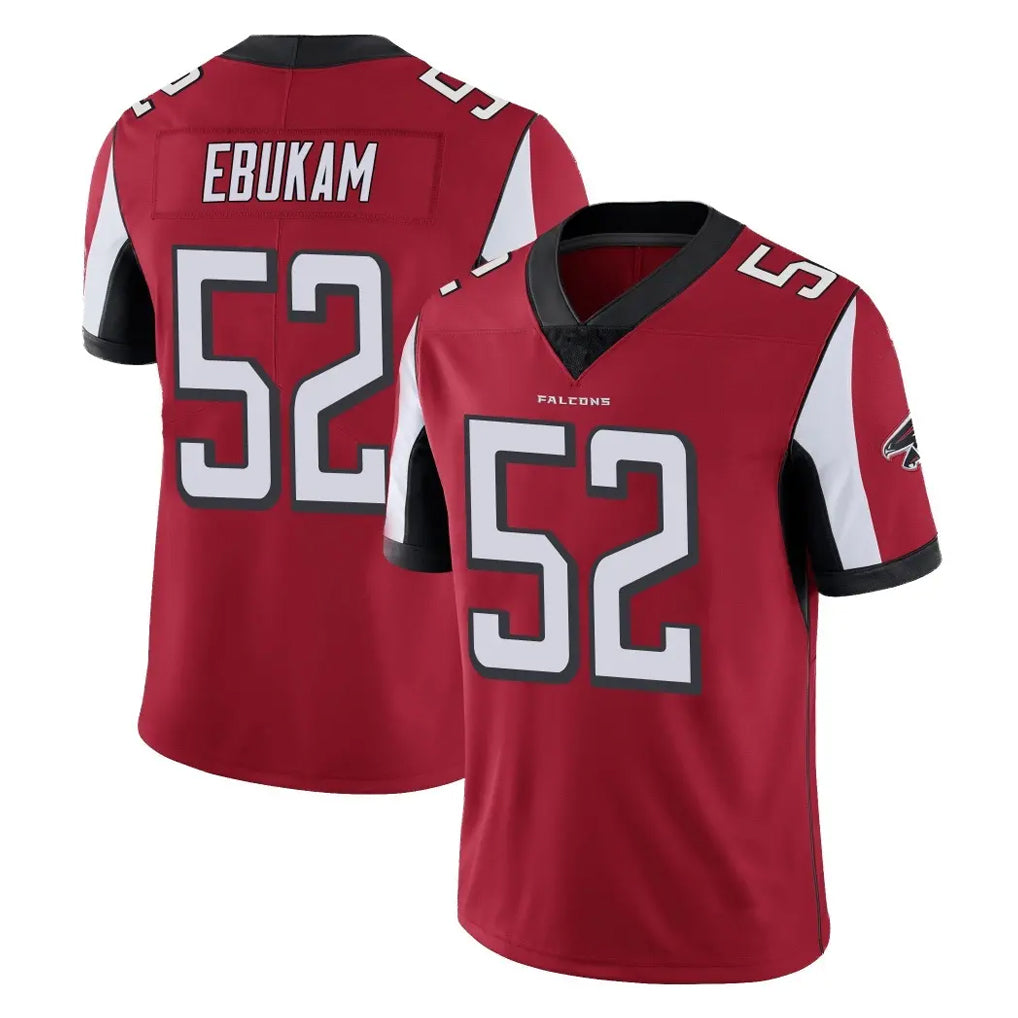 Pkot A.Falcons #52 Samson Ebukam Player Red Color Vapor Untouchable Limited Home Game Stitched Jerseys