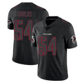 Pkot A.Falcons #54 Brandon Dorlus Player Black Impact Limited Game Stitched Jerseys