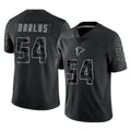 Pkot A.Falcons #54 Brandon Dorlus Player Black RFLCTV Limited Game Stitched Jerseys