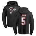 Pkot A.Falcons #5 Drake London Player Black Salute to Service Hoodies Stitched Jerseys