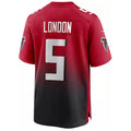 Pkot A.Falcons #5 Drake London Player Red Home Game Stitched Jerseys