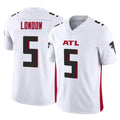 Pkot A.Falcons #5 Drake London Player White Vapor F.U.S.E. Limited Home Game Stitched Jerseys