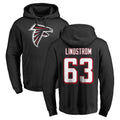 Pkot A.Falcons #63 Chris Lindstrom Player Black Salute to Service Hoodies Stitched Jerseys