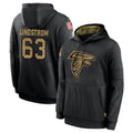 Pkot A.Falcons #63 Chris Lindstrom Player Black Salute to Service Limited Black Hoodie Stitched Jerseys