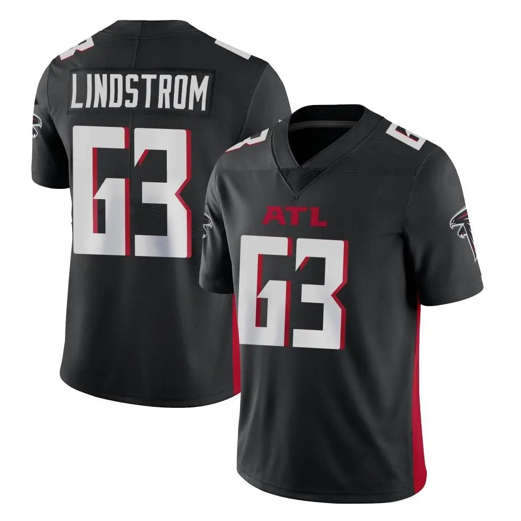 Pkot A.Falcons #63 Chris Lindstrom Player Black Vapor Untouchable Limited Home Game Stitched Jerseys