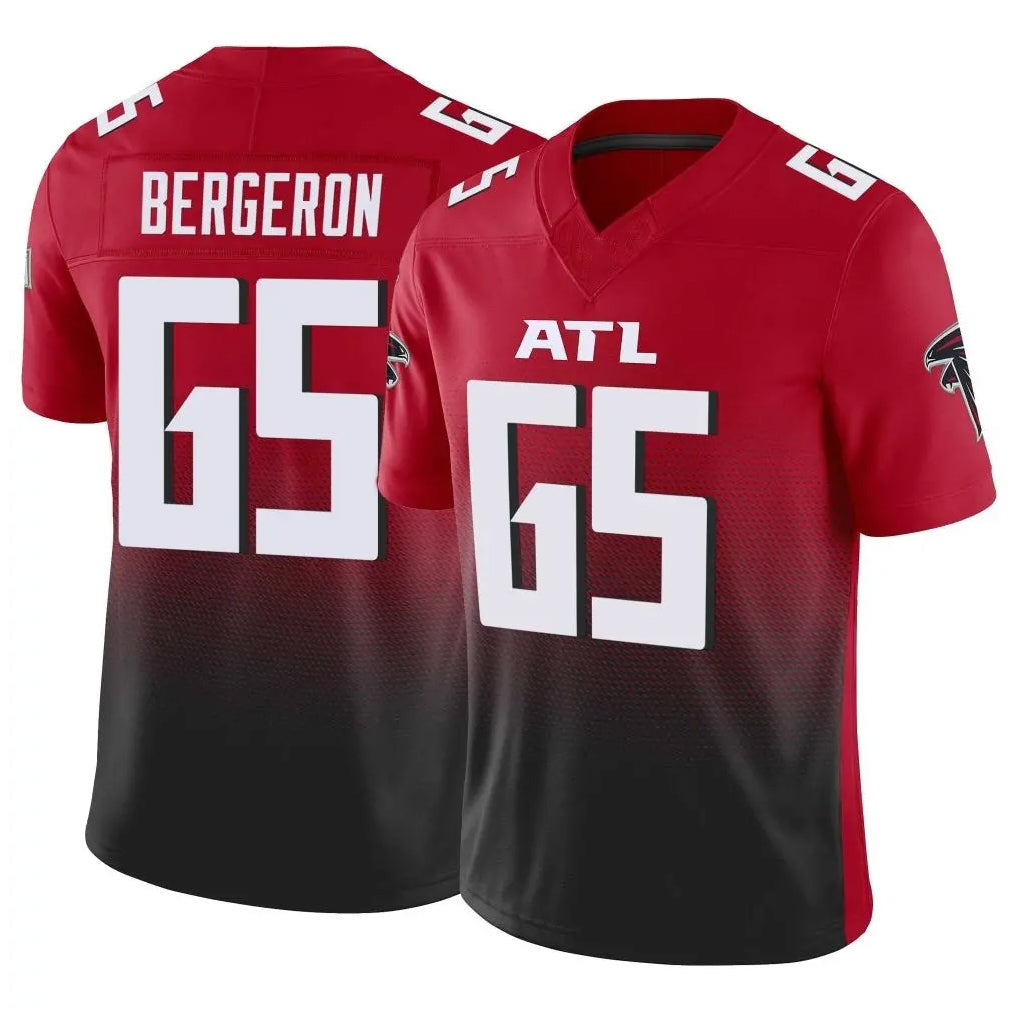 Pkot A.Falcons #65 Matthew Bergeron Player Red Vapor F.U.S.E. Limited Home Game Stitched Jerseys