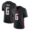 Pkot A.Falcons #6 Nick Folk Player Black Vapor Untouchable Limited Home Game Stitched Jerseys