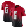 Pkot A.Falcons #6 Nick Folk Player Red Vapor Untouchable Limited Home Game Stitched Jerseys