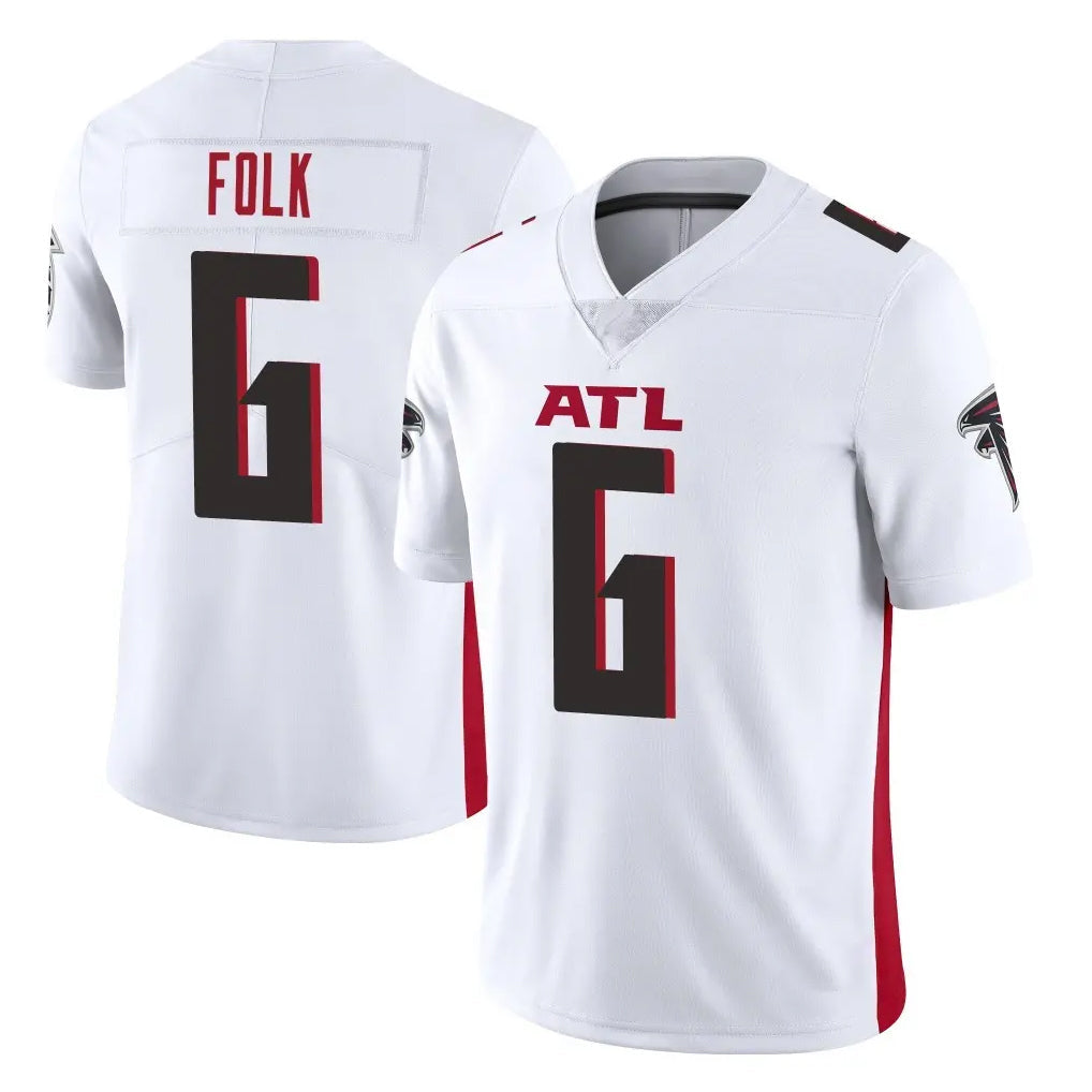 Pkot A.Falcons #6 Nick Folk Player White Vapor Untouchable Limited Home Game Stitched Jerseys