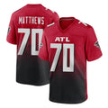Pkot A.Falcons #70 Jake Matthews Player Red Home Game Stitched Jerseys
