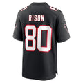 Pkot A.Falcons #80 Andre Rison Player Black Throwback Limited Home Game Stitched Jerseys