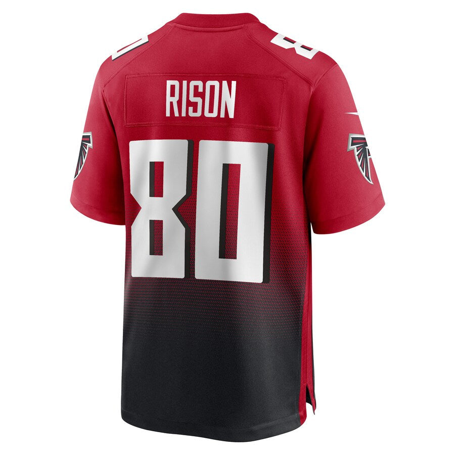 Pkot A.Falcons #80 Andre Rison Player Red Home Game Stitched Jerseys