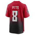 Pkot A.Falcons #8 Kyle Pitts Sr. Player Red Home Game Stitched Jerseys