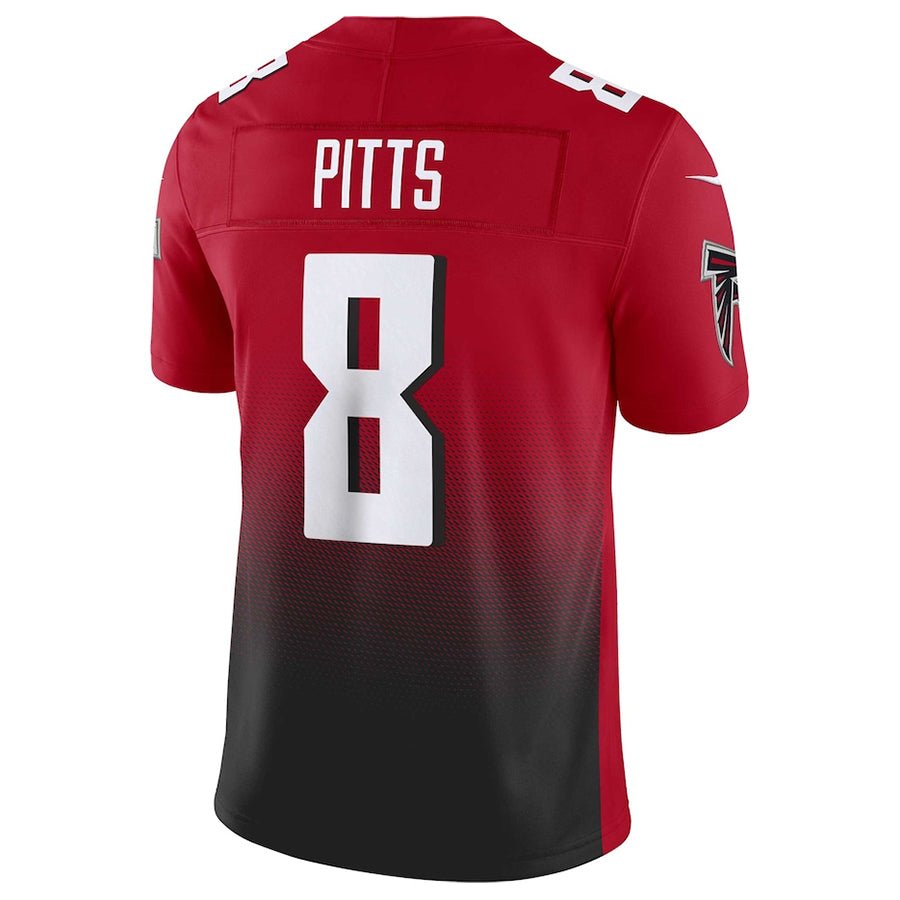 Pkot A.Falcons #8 Kyle Pitts Sr. Player Red Vapor F.U.S.E. Limited Stitched Jerseys