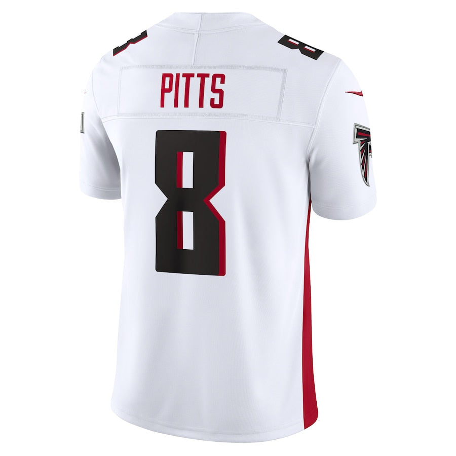 Pkot A.Falcons #8 Kyle Pitts Sr. Player White Vapor F.U.S.E. Limited Stitched Jerseys