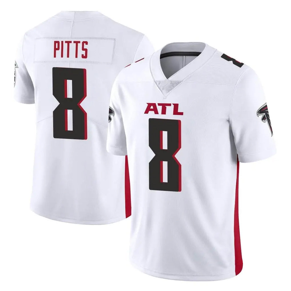 Pkot A.Falcons #8 Kyle Pitts Sr. Player White Vapor Untouchable Limited Home Game Stitched Jerseys